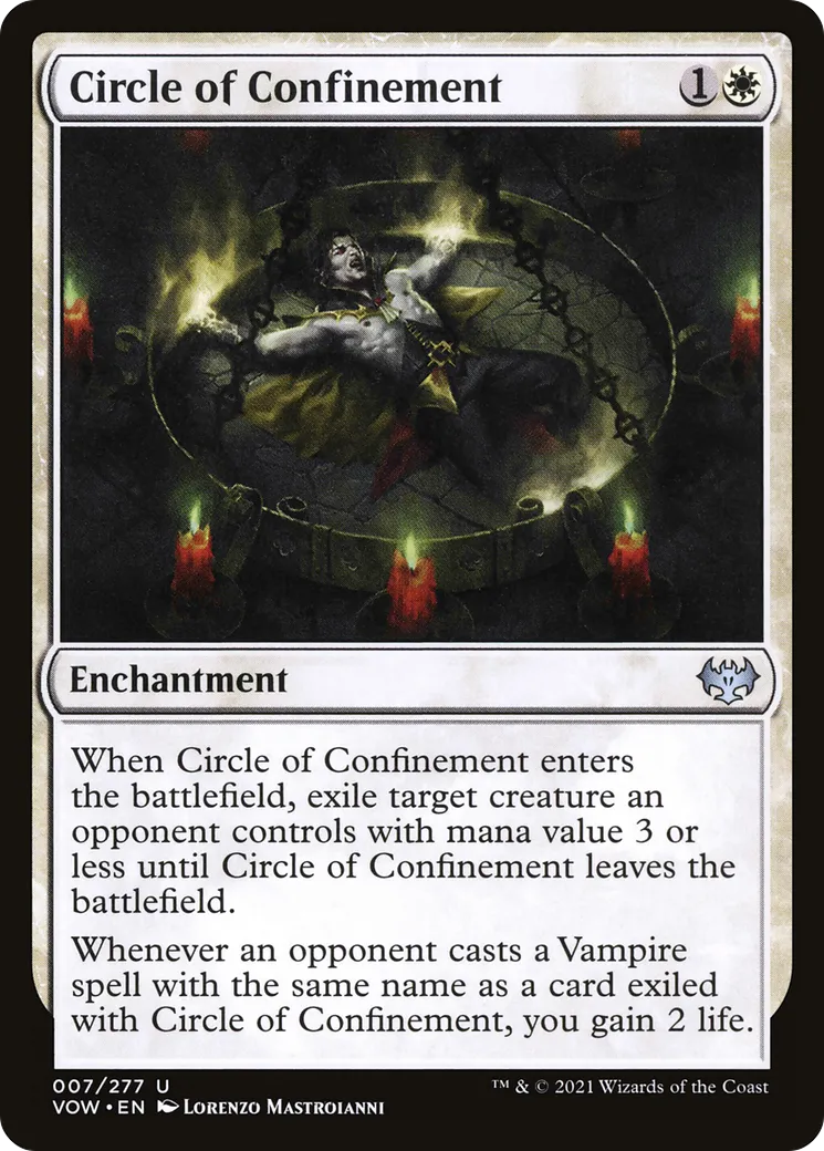 Cercle de confinement — Innistrad: Crimson Vow — Magic: The Gathering