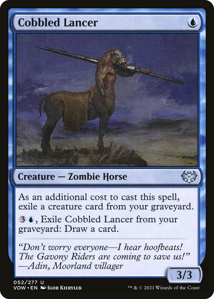 Cobbled Lancer — Innistrad: Crimson Vow — Magic: The Gathering