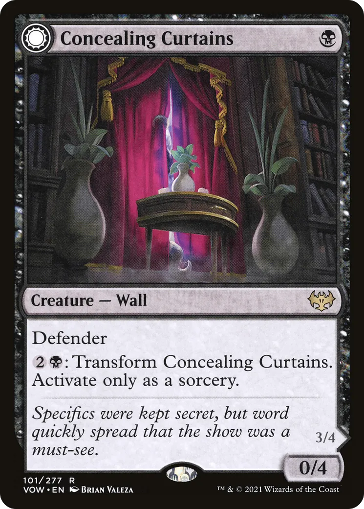 Concealing Curtains // Revealing Eye — Innistrad: Crimson Vow — Magic: The Gathering