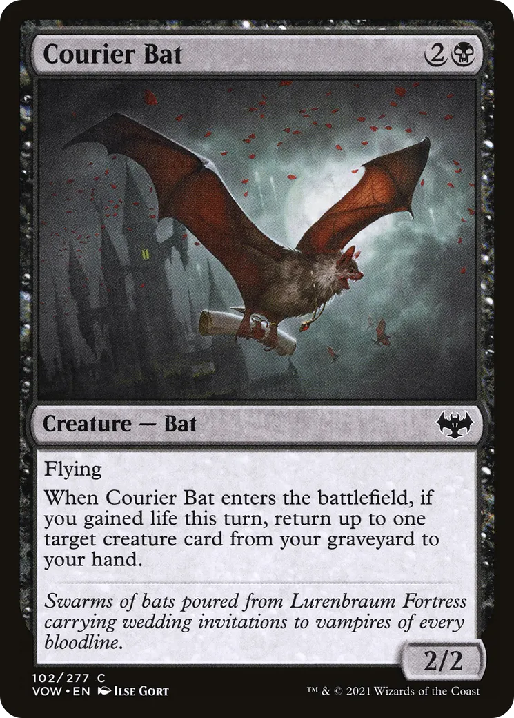 Courier Bat — Innistrad: Crimson Vow — Magic: The Gathering