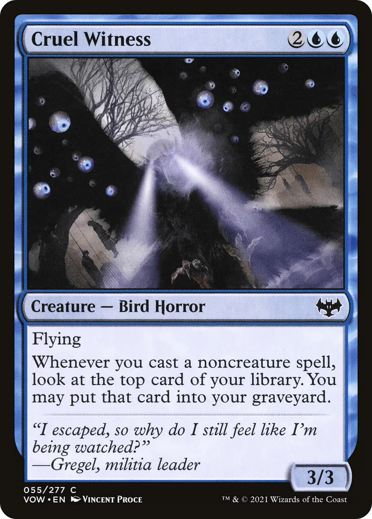 Témoin cruel — Innistrad: Crimson Vow — Magic: The Gathering
