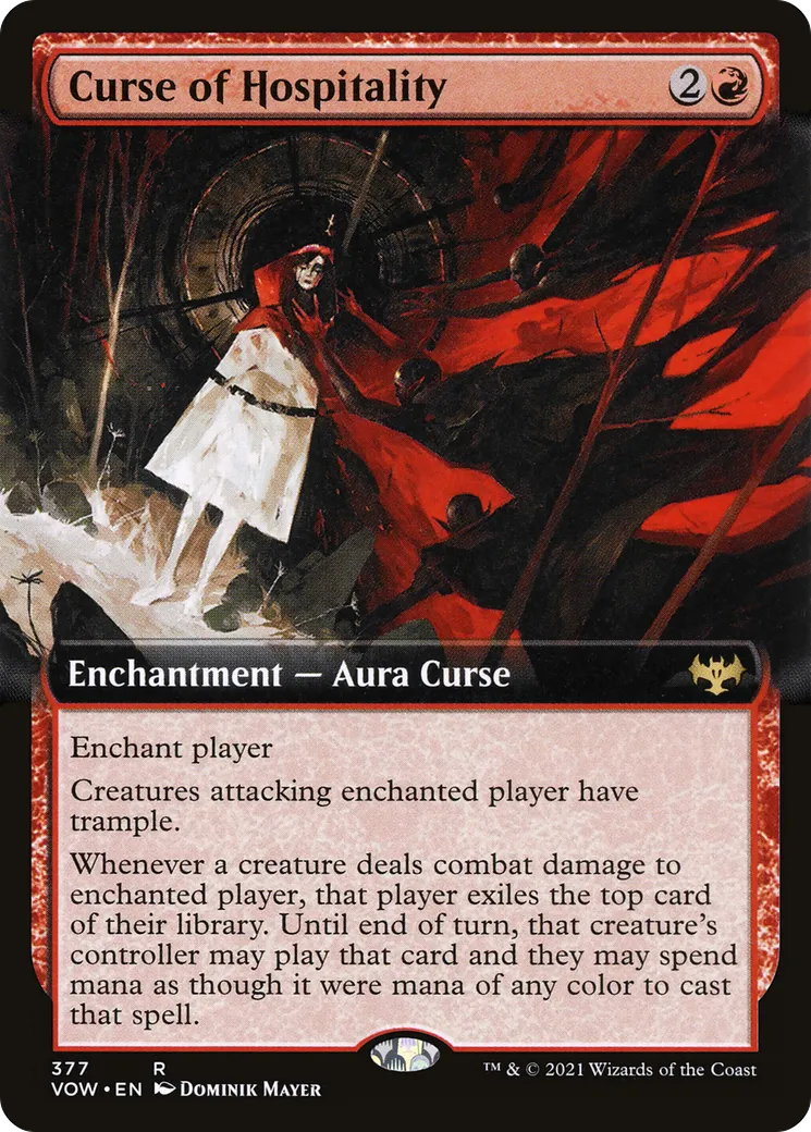 Malédiction d'hospitalité — Innistrad: Crimson Vow — Magic: The Gathering