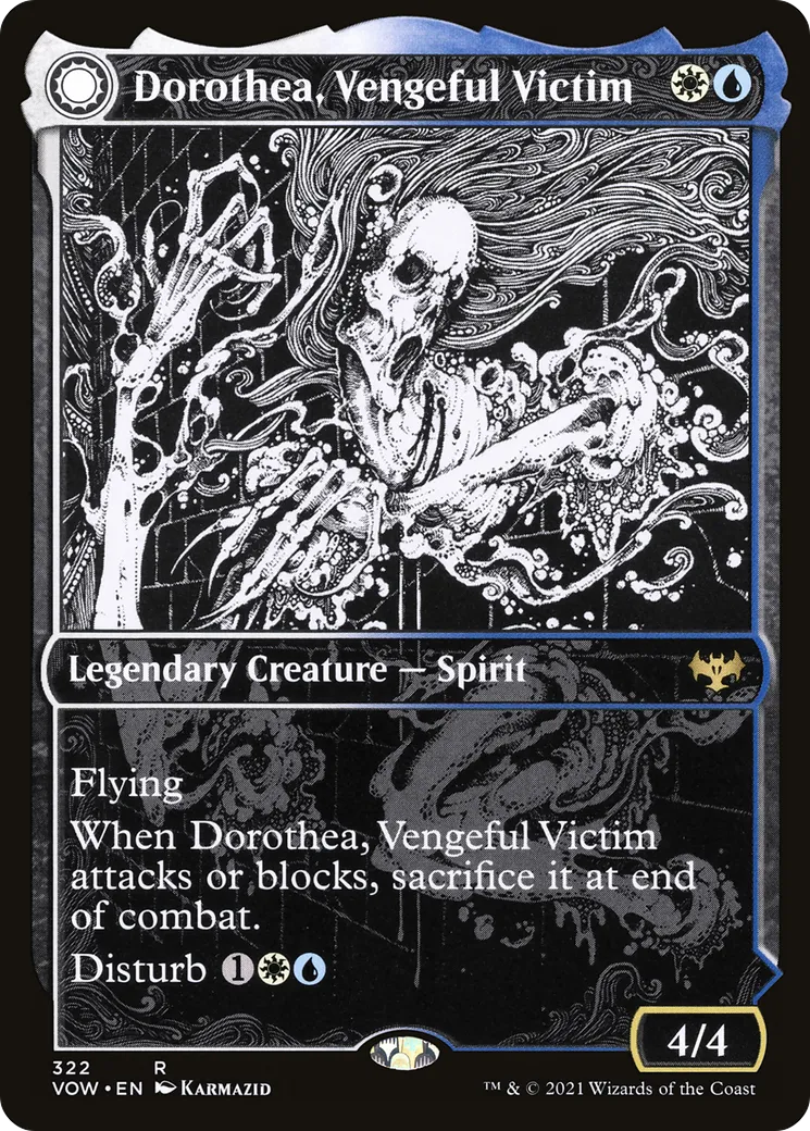 Dorothéa, victime vengeresse // Châtiment de Dorothéa — Innistrad: Crimson Vow — Magic: The Gathering