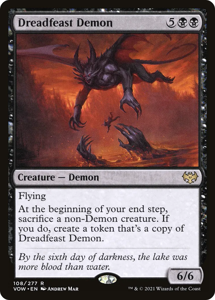 Démon du festin d'effroi — Innistrad: Crimson Vow — Magic: The Gathering