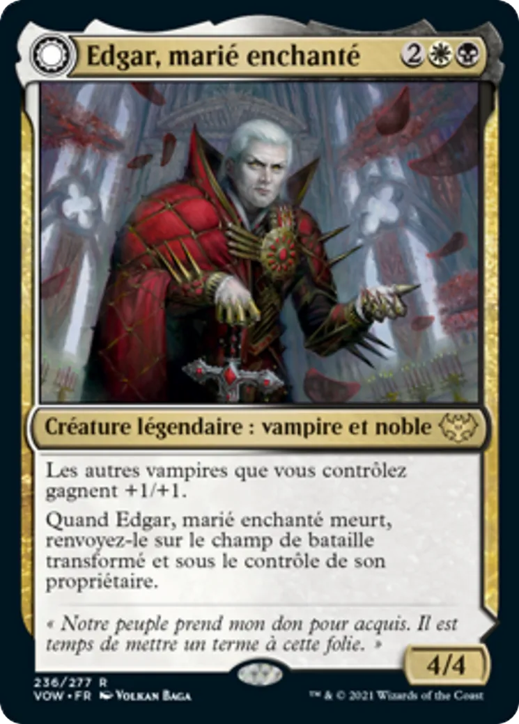 Edgar, marié enchanté // Cercueil d'Edgar Markov — Innistrad: Crimson Vow — Magic: The Gathering