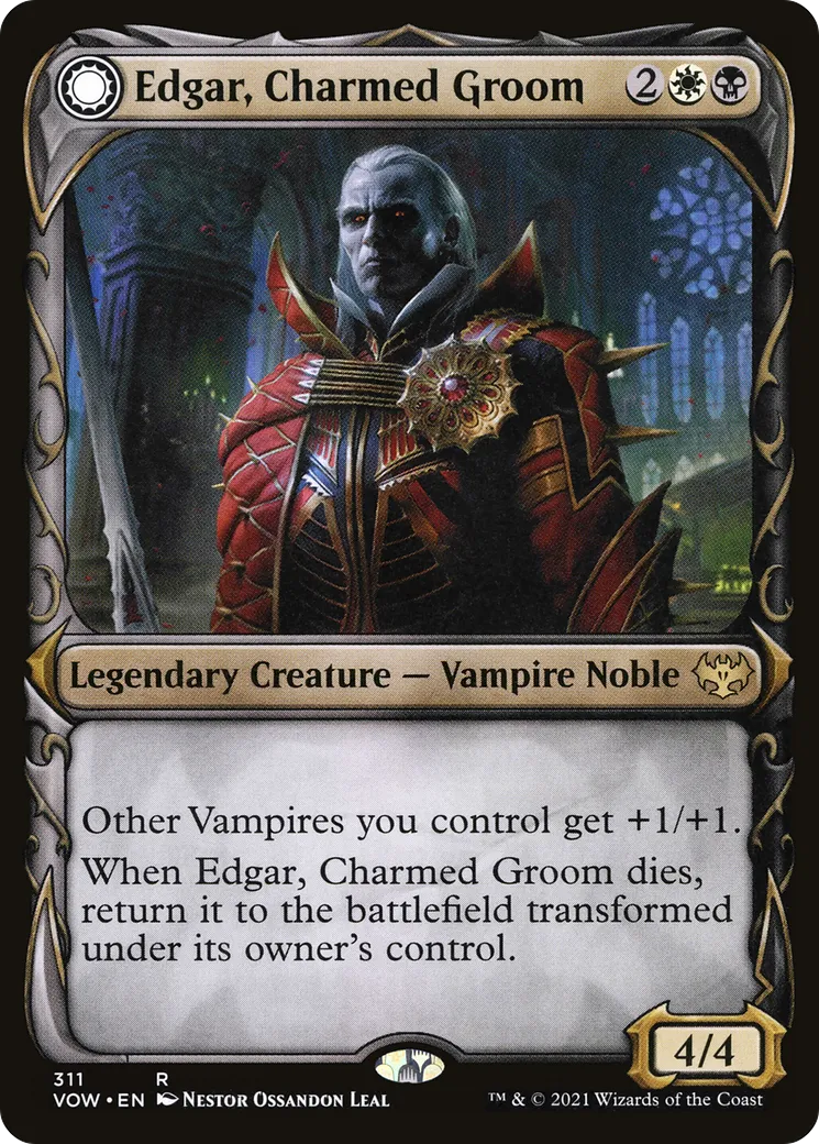 Edgar, marié enchanté // Cercueil d'Edgar Markov — Innistrad: Crimson Vow — Magic: The Gathering