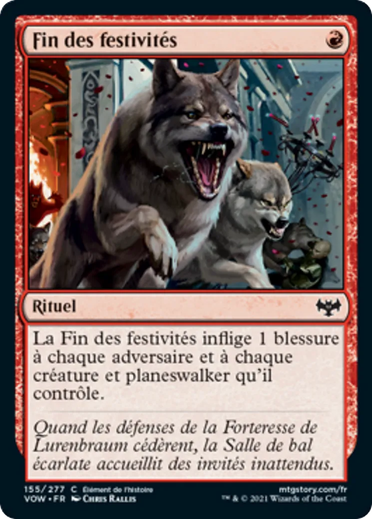 Fin des festivités — Innistrad: Crimson Vow — Magic: The Gathering