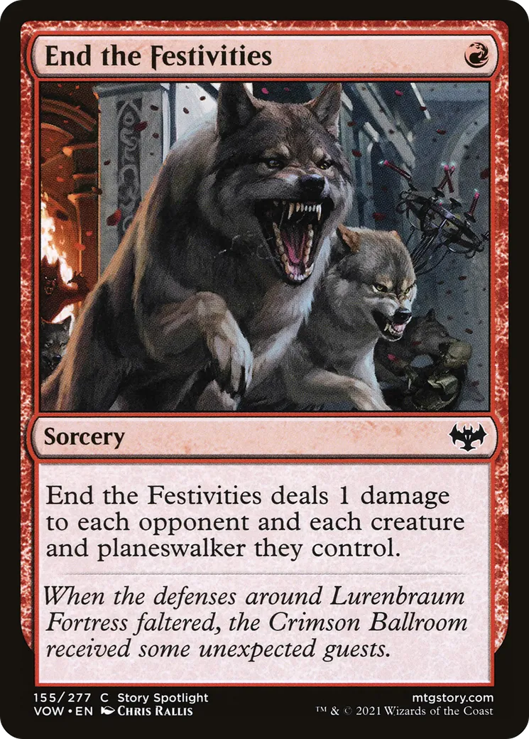 Fin des festivités — Innistrad: Crimson Vow — Magic: The Gathering