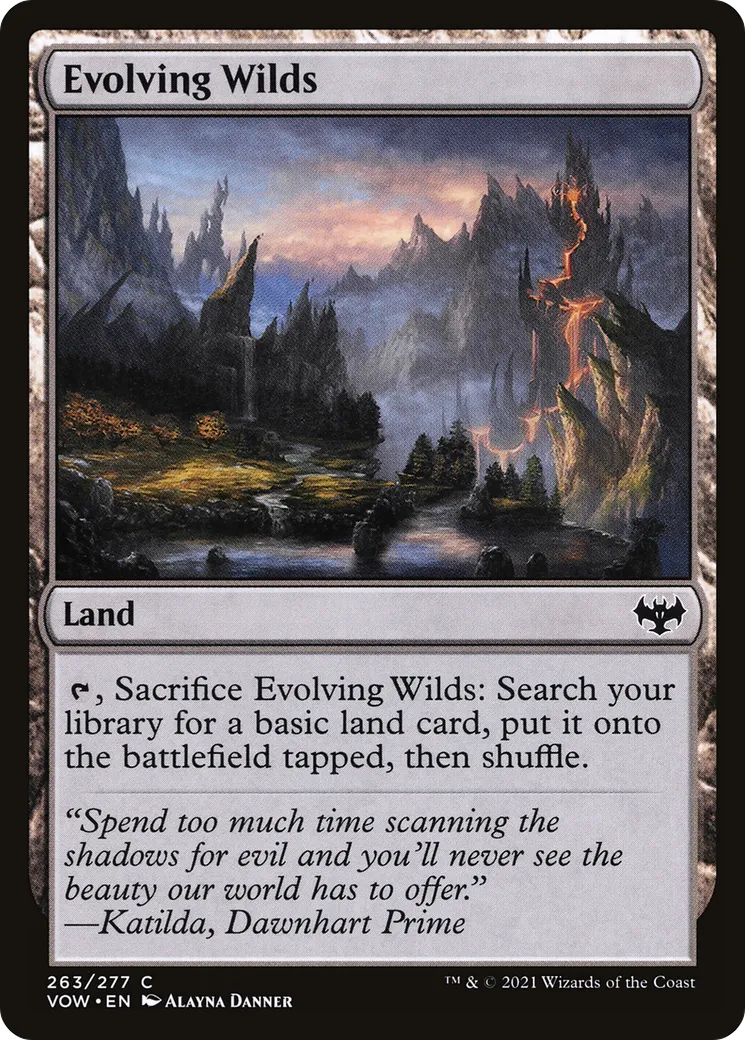 Étendues sauvages en évolution — Innistrad: Crimson Vow — Magic: The Gathering