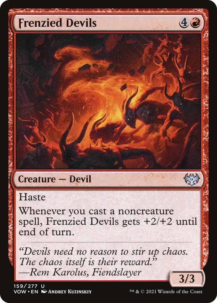 Frenzied Devils — Innistrad: Crimson Vow — Magic: The Gathering