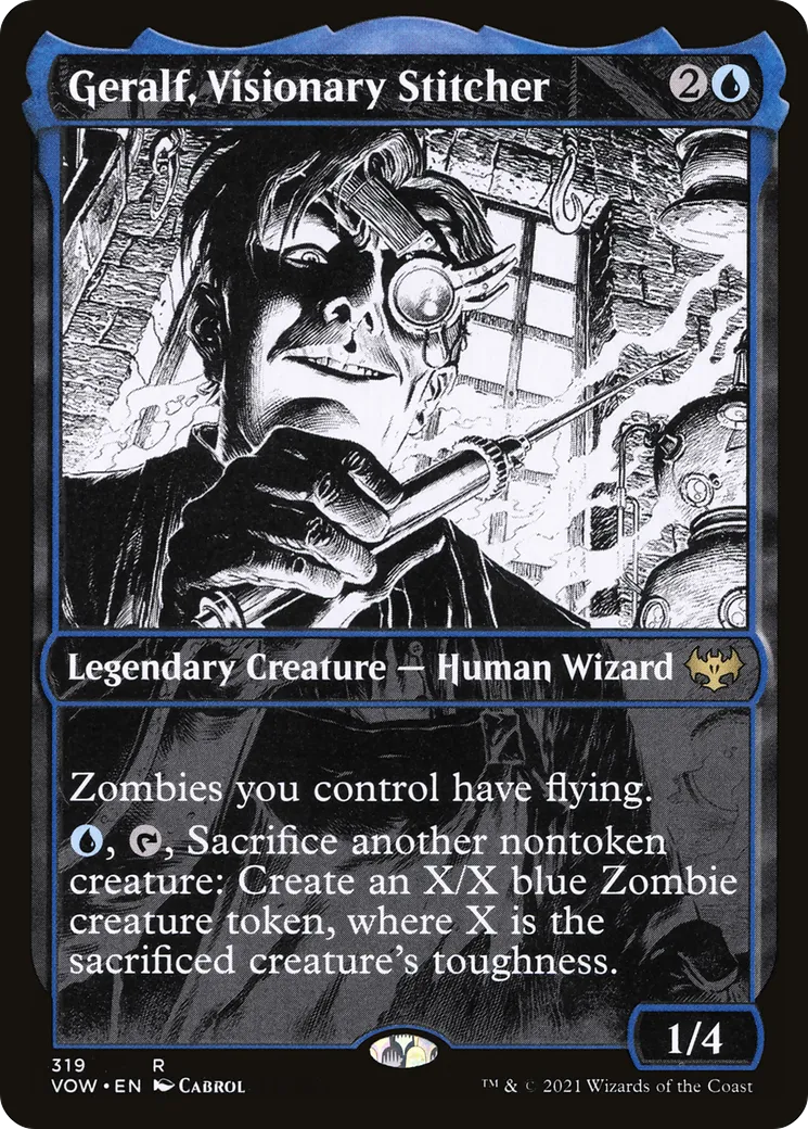 Geralf, raccommodeur visionnaire — Innistrad: Crimson Vow — Magic: The Gathering