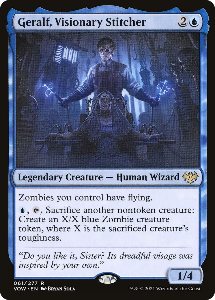 Geralf, Visionary Stitcher — Innistrad: Crimson Vow — Magic: The Gathering