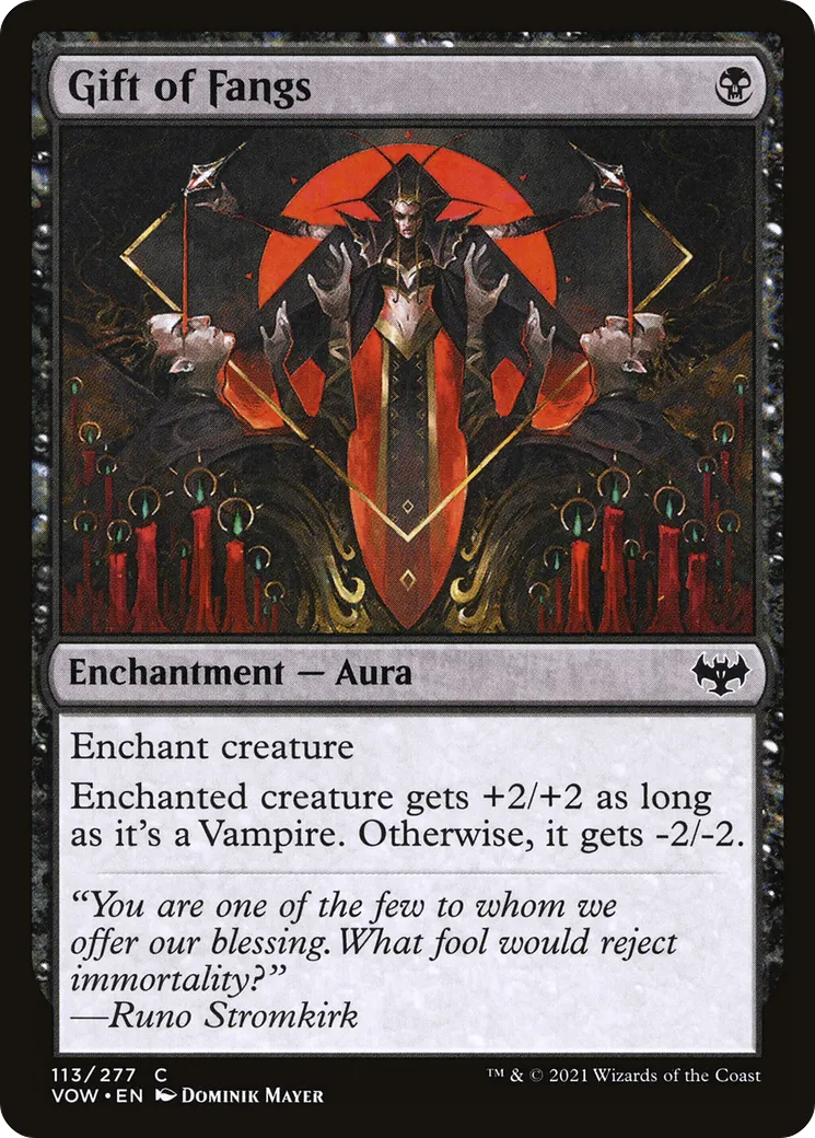Gift of Fangs — Innistrad: Crimson Vow — Magic: The Gathering