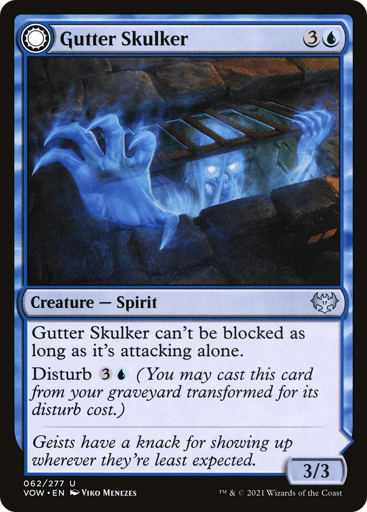 Rôdeur des égouts // Raccourci par les égouts — Innistrad: Crimson Vow — Magic: The Gathering