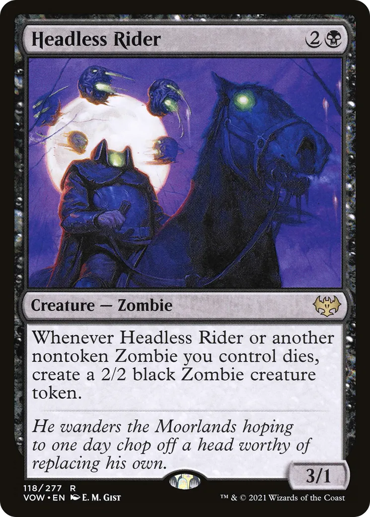 Headless Rider — Innistrad: Crimson Vow — Magic: The Gathering