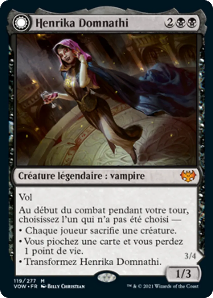 Henrika Domnathi // Henrika, voyante infernale — Innistrad: Crimson Vow — Magic: The Gathering