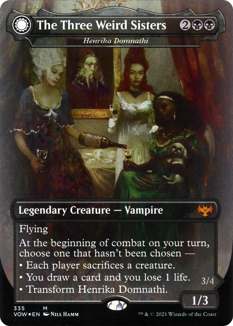 Henrika Domnathi // Henrika, Infernal Seer — Innistrad: Crimson Vow — Magic: The Gathering