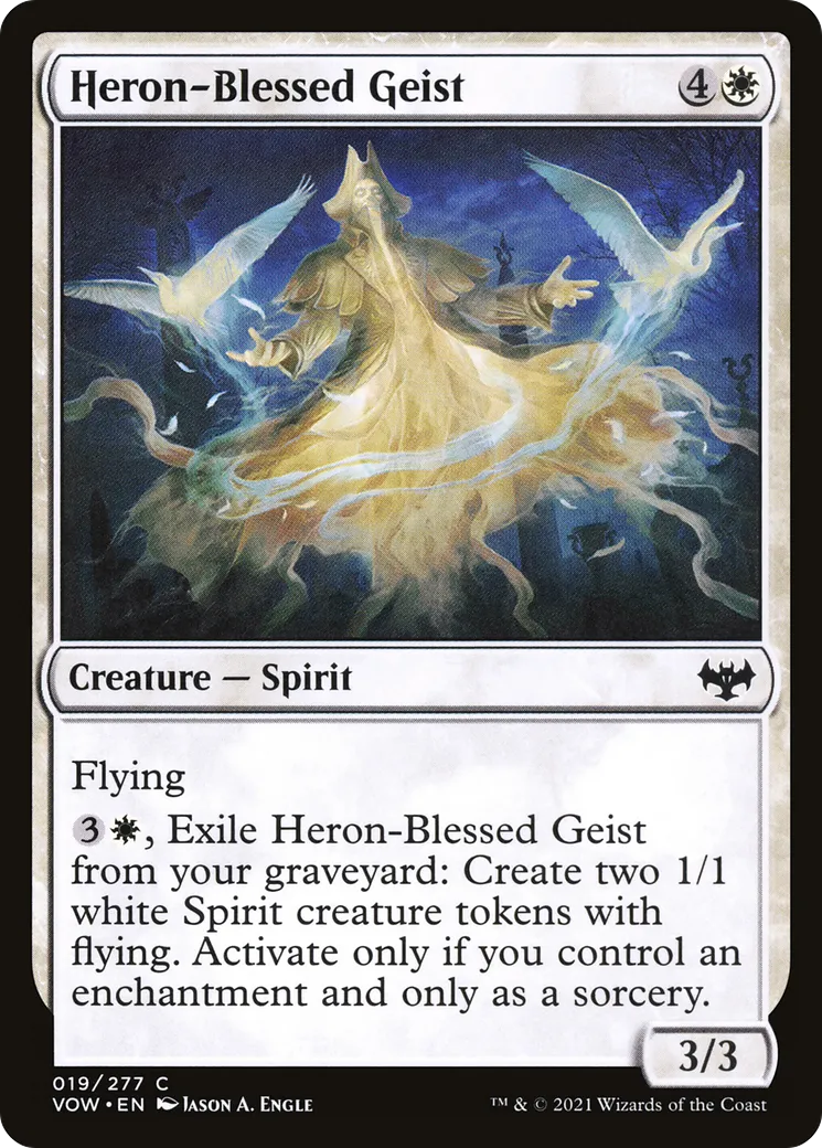 Geist béni par les hérons — Innistrad: Crimson Vow — Magic: The Gathering