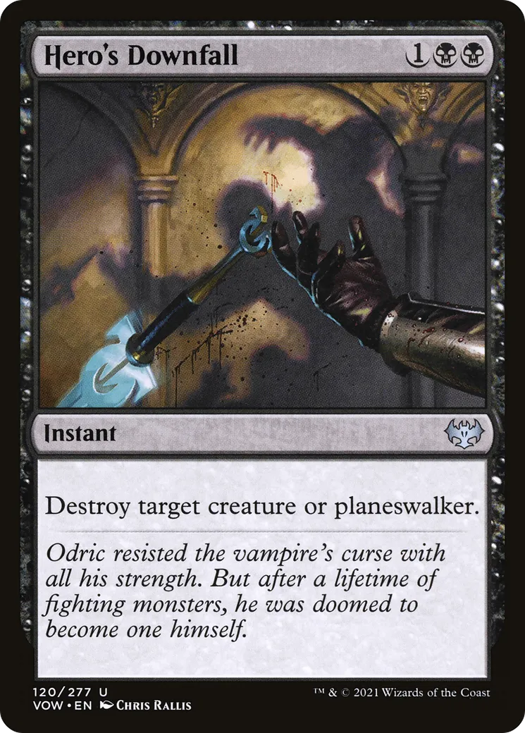 Hero's Downfall — Innistrad: Crimson Vow — Magic: The Gathering