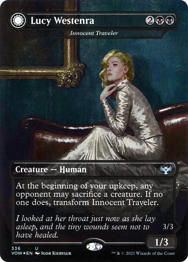 Voyageuse innocente // Envahisseuse malveillante — Innistrad: Crimson Vow — Magic: The Gathering