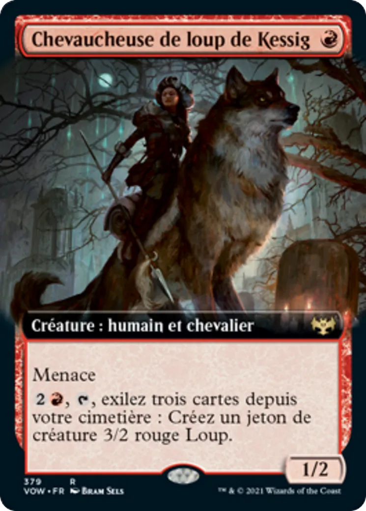 Chevaucheuse de loup de Kessig — Innistrad: Crimson Vow — Magic: The Gathering