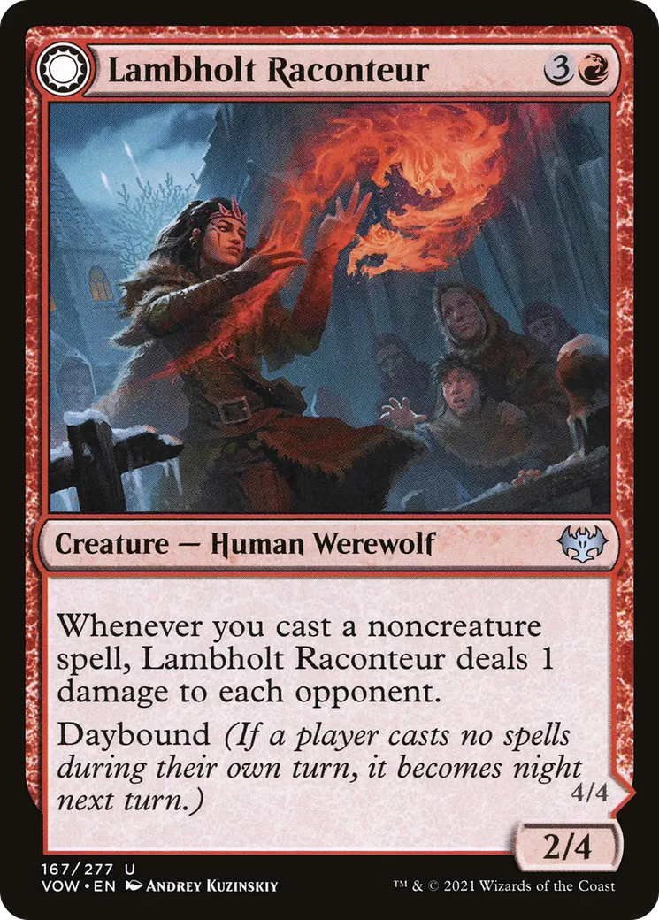 Conteuse de Lambholt // Dévastatrice de Lambholt — Innistrad: Crimson Vow — Magic: The Gathering