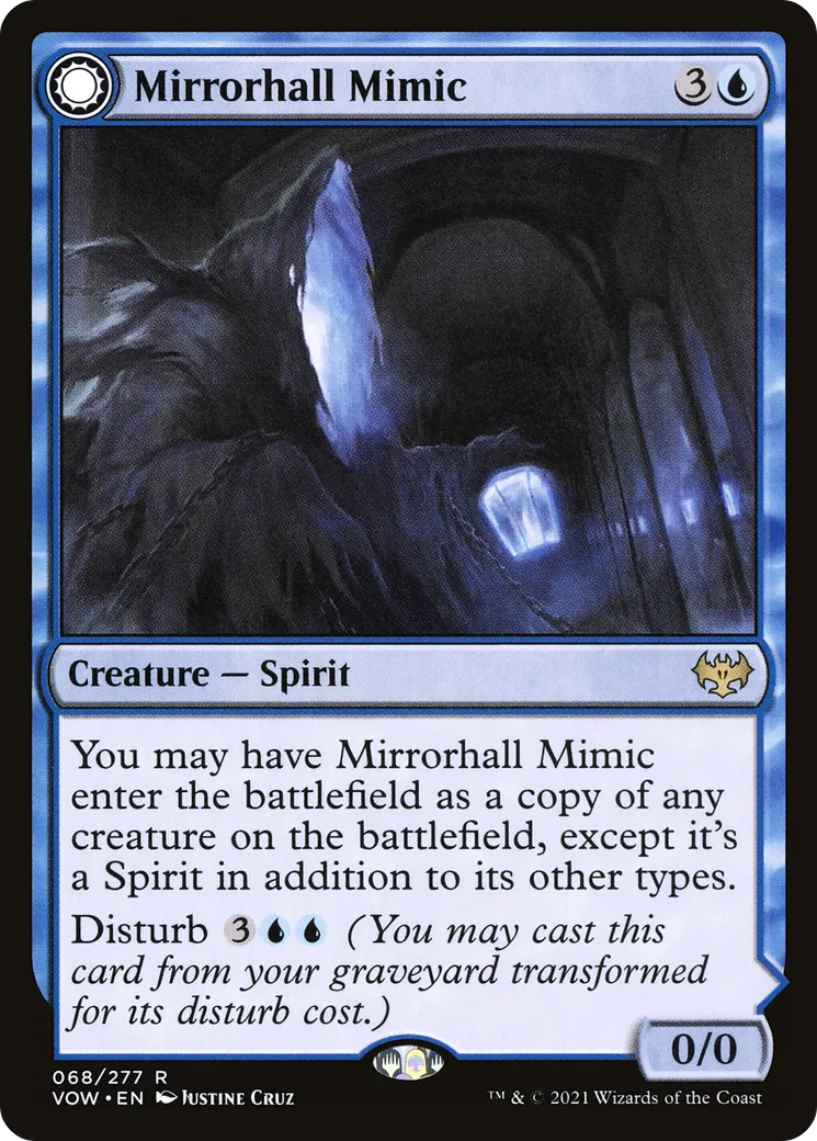 Mirrorhall Mimic // Ghastly Mimicry — Innistrad: Crimson Vow — Magic: The Gathering