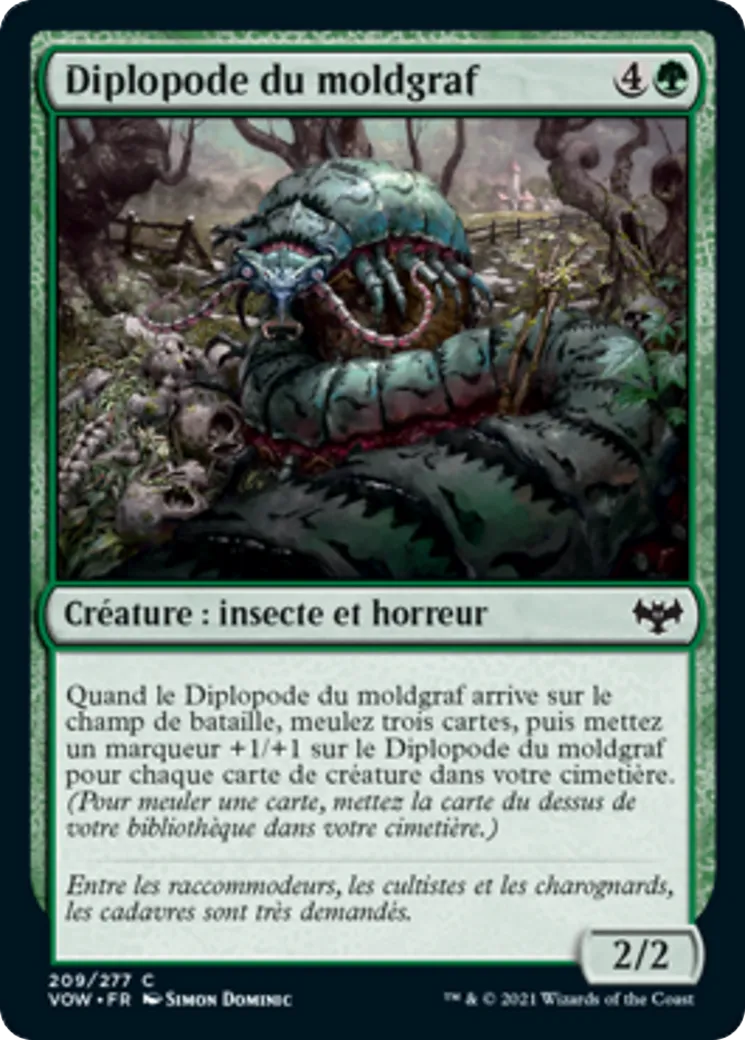 Diplopode du moldgraf — Innistrad: Crimson Vow — Magic: The Gathering