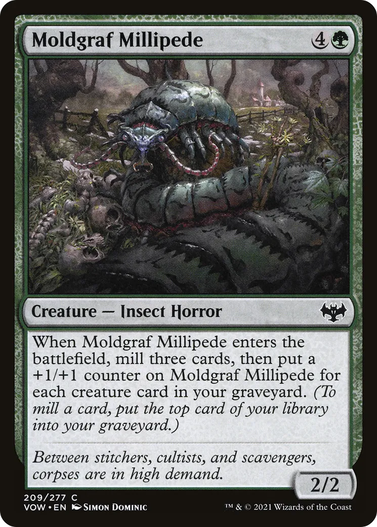 Diplopode du moldgraf — Innistrad: Crimson Vow — Magic: The Gathering