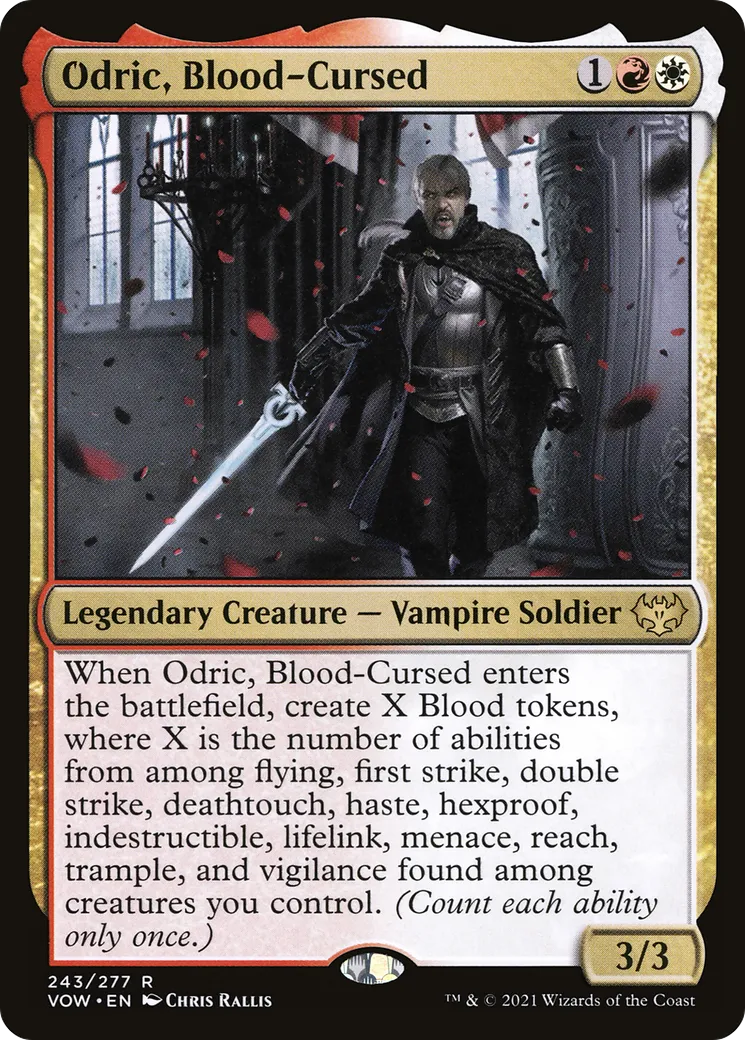 Odric, maudit par le sang — Innistrad: Crimson Vow — Magic: The Gathering