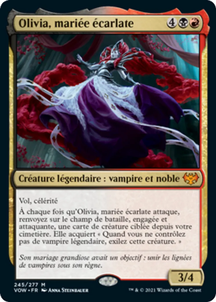 Olivia, mariée écarlate — Innistrad: Crimson Vow — Magic: The Gathering