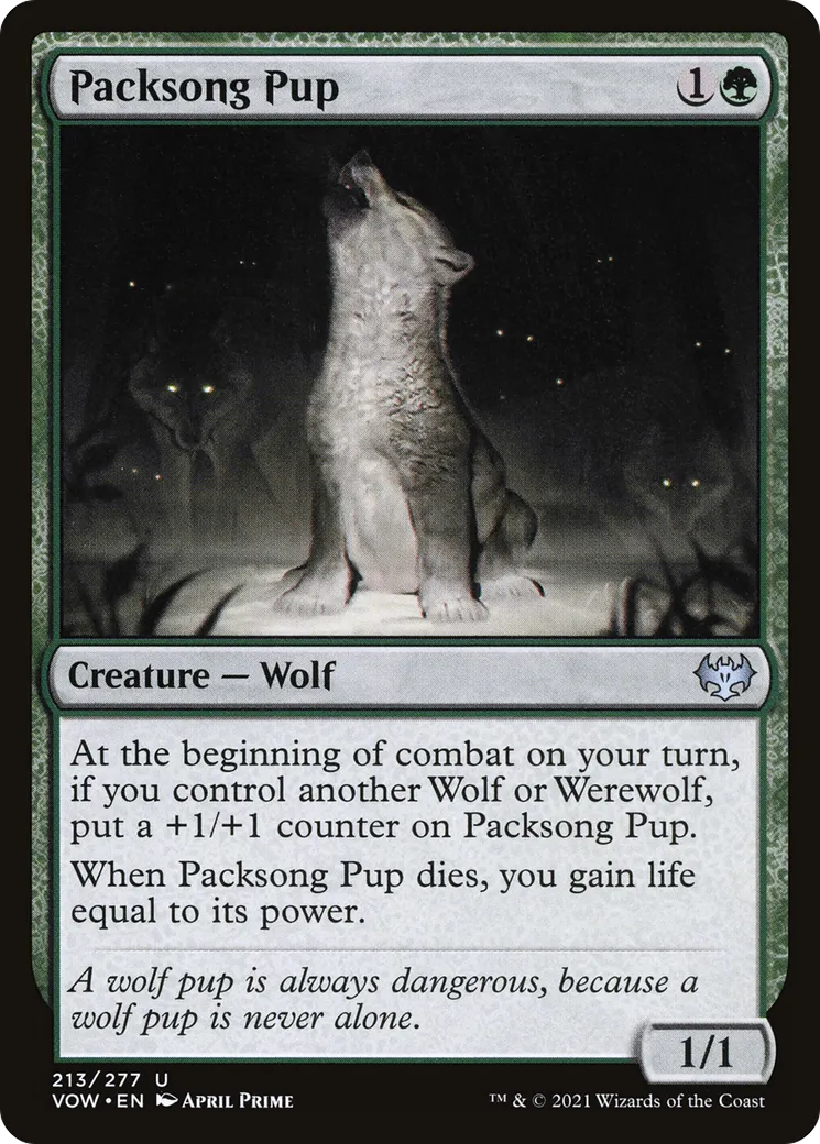Packsong Pup — Innistrad: Crimson Vow — Magic: The Gathering