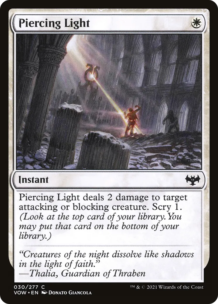 Lumière perçante — Innistrad: Crimson Vow — Magic: The Gathering