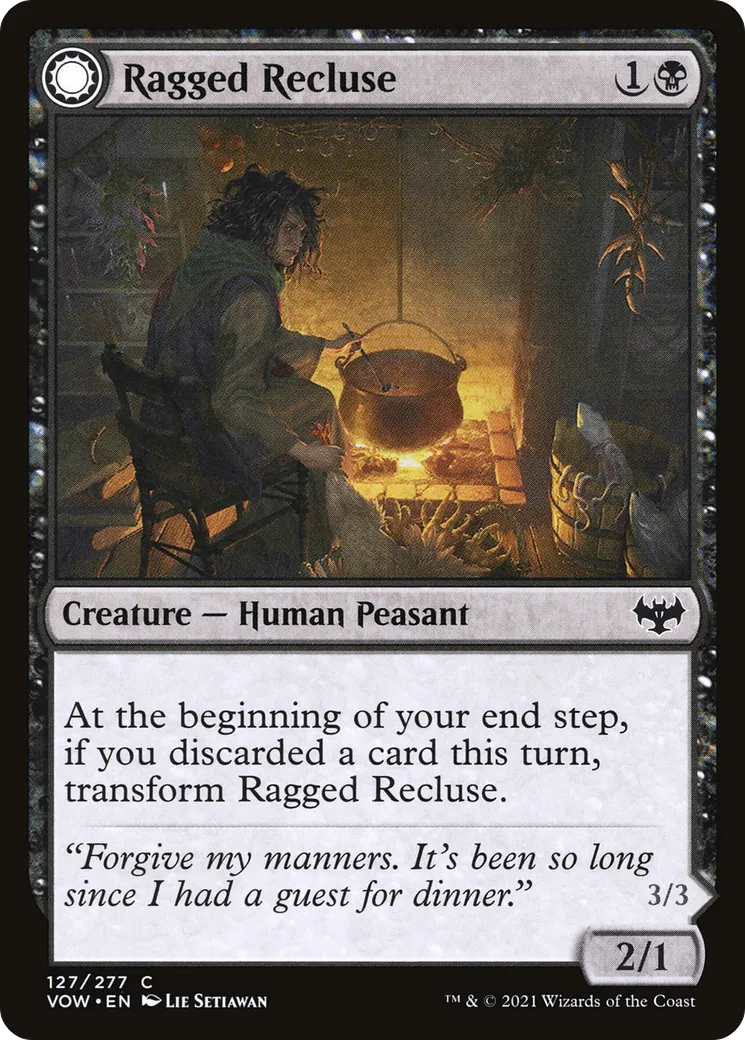 Recluse en haillons // Envoûteuse odieuse — Innistrad: Crimson Vow — Magic: The Gathering