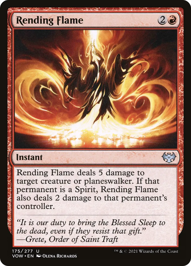 Flamme déchiqueteuse — Innistrad: Crimson Vow — Magic: The Gathering
