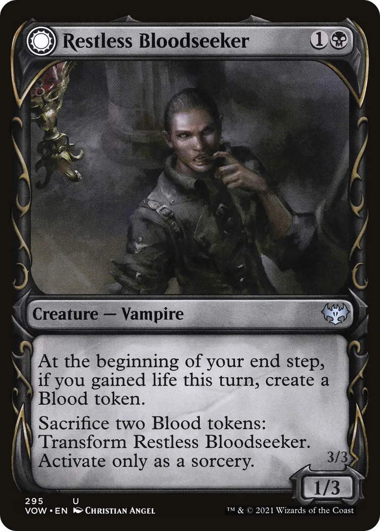 Restless Bloodseeker // Bloodsoaked Reveler — Innistrad: Crimson Vow — Magic: The Gathering