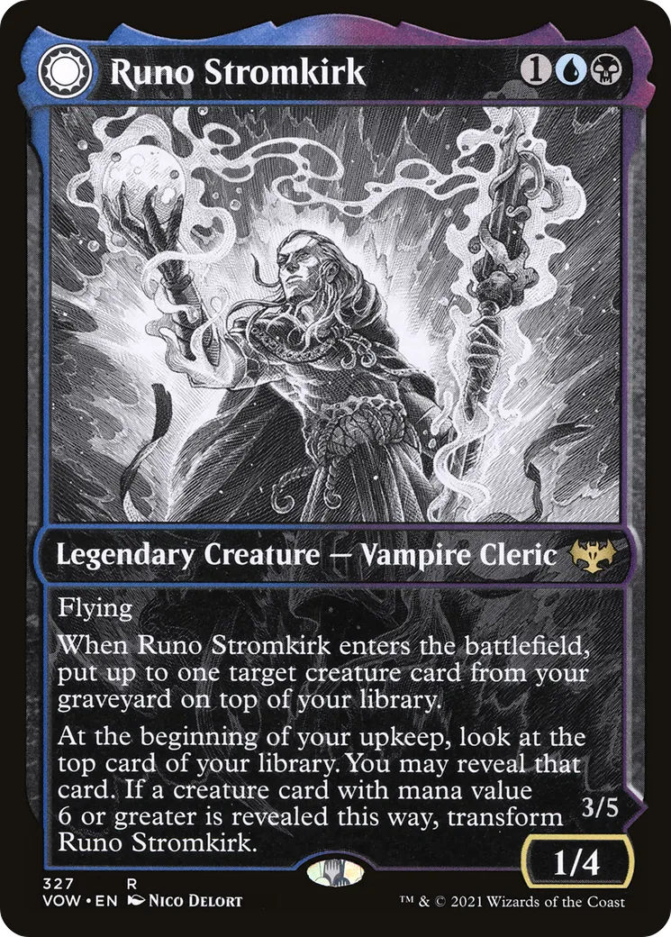 Runo Stromkirk // Krothuss, Lord of the Deep — Innistrad: Crimson Vow — Magic: The Gathering