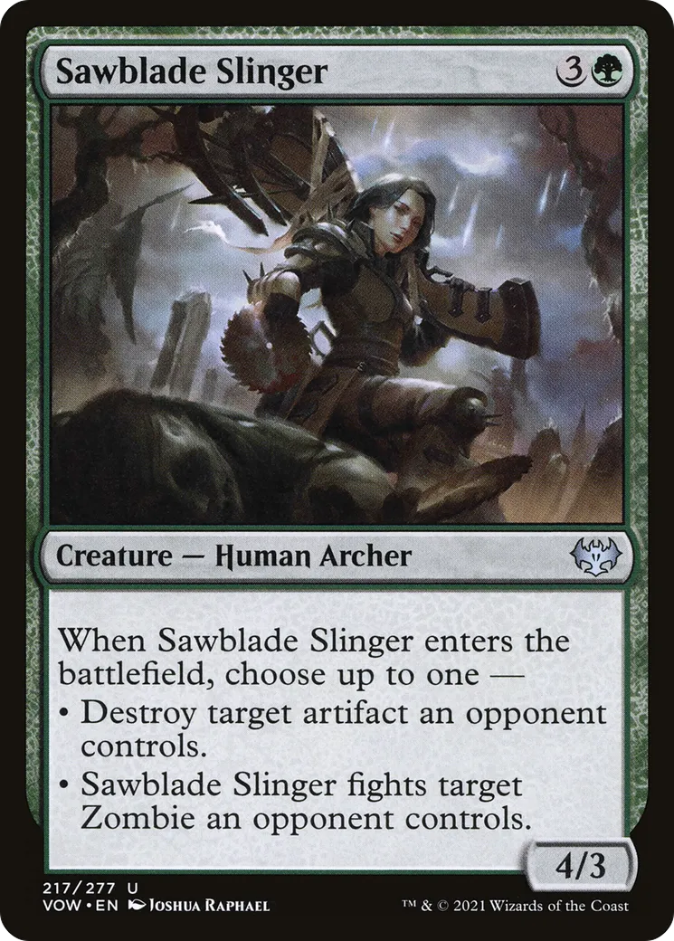 Sawblade Slinger — Innistrad: Crimson Vow — Magic: The Gathering