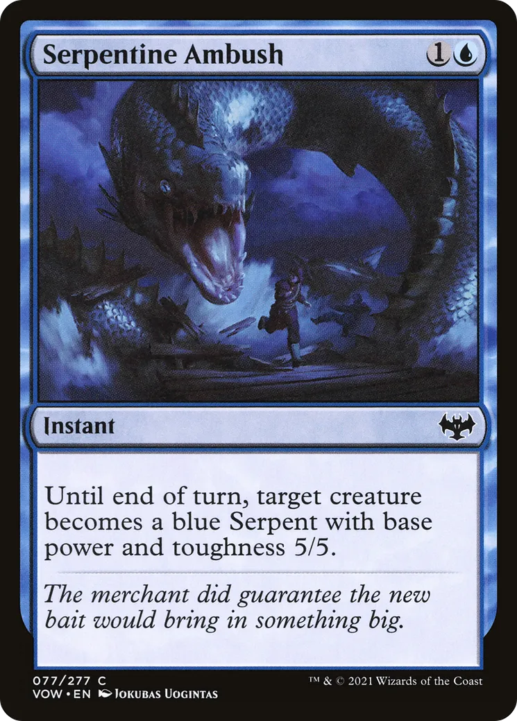 Serpentine Ambush — Innistrad: Crimson Vow — Magic: The Gathering