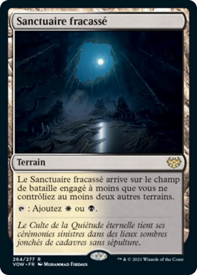 Sanctuaire fracassé — Innistrad: Crimson Vow — Magic: The Gathering