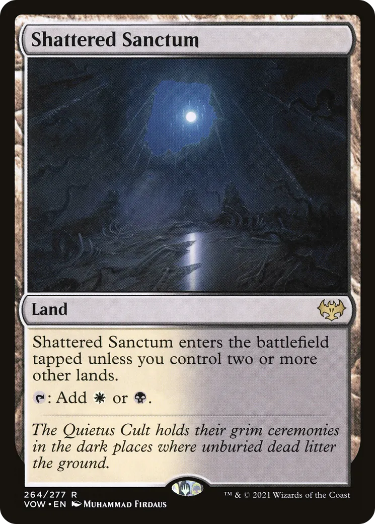 Shattered Sanctum — Innistrad: Crimson Vow — Magic: The Gathering
