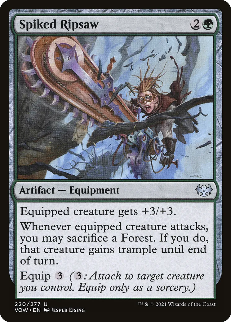 Spiked Ripsaw — Innistrad: Crimson Vow — Magic: The Gathering