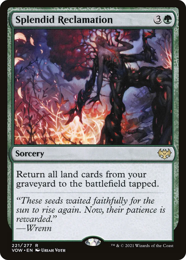 Splendid Reclamation — Innistrad: Crimson Vow — Magic: The Gathering