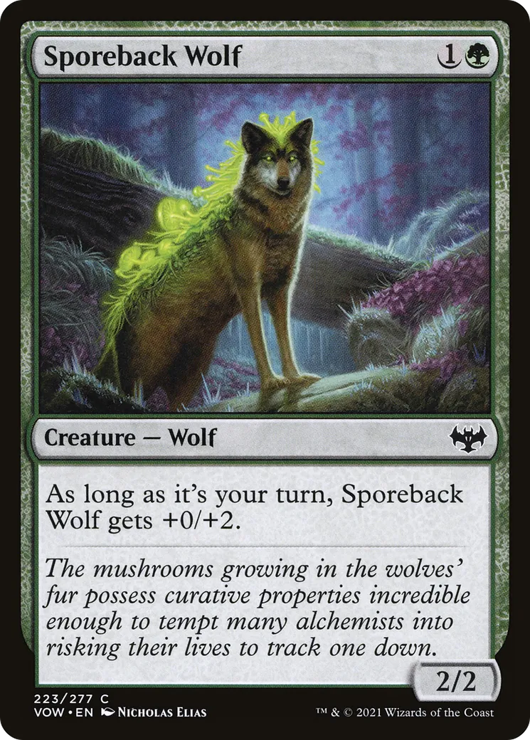 Loup sporéchine — Innistrad: Crimson Vow — Magic: The Gathering