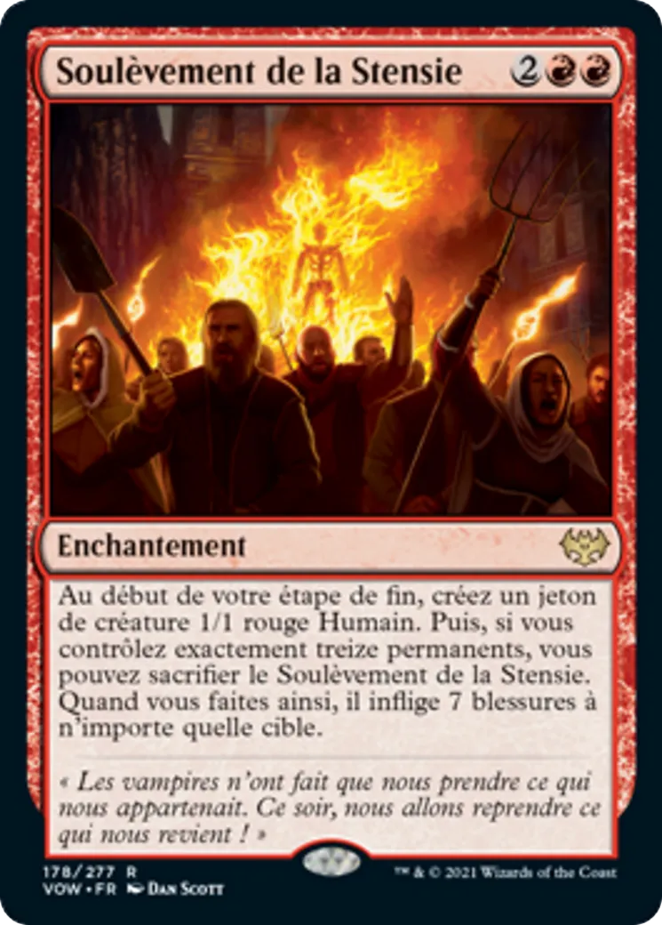 Soulèvement de la Stensie — Innistrad: Crimson Vow — Magic: The Gathering
