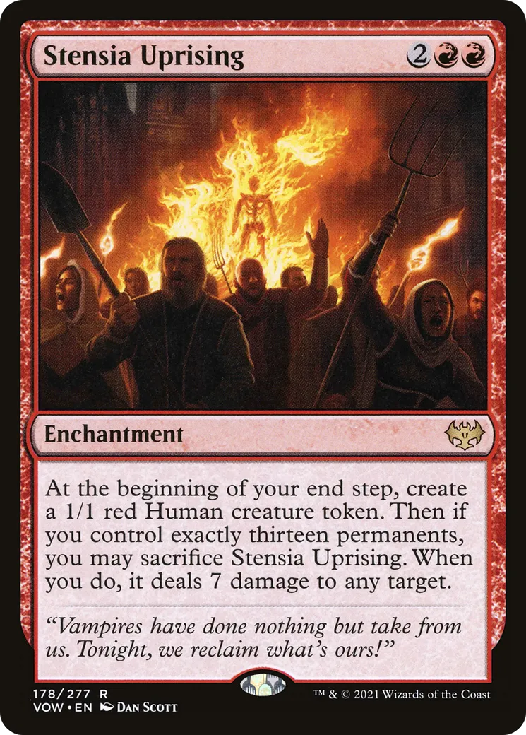 Soulèvement de la Stensie — Innistrad: Crimson Vow — Magic: The Gathering