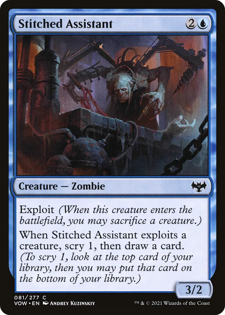 Stitched Assistant — Innistrad: Crimson Vow — Magic: The Gathering