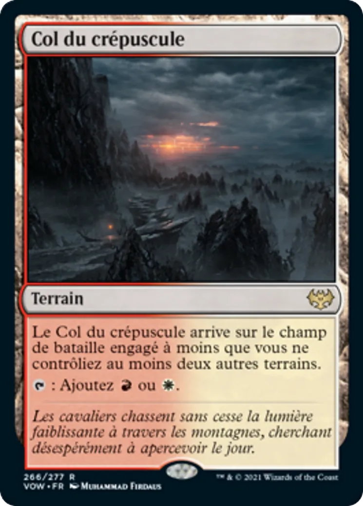 Col du crépuscule — Innistrad: Crimson Vow — Magic: The Gathering