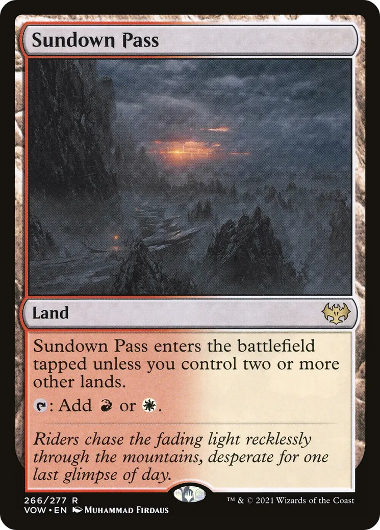 Sundown Pass — Innistrad: Crimson Vow — Magic: The Gathering