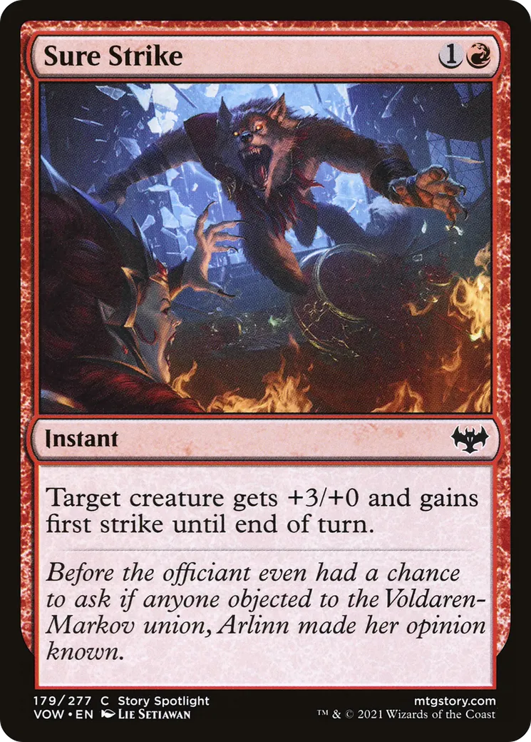 Sure Strike — Innistrad: Crimson Vow — Magic: The Gathering